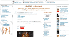 Desktop Screenshot of editions-humanis.com